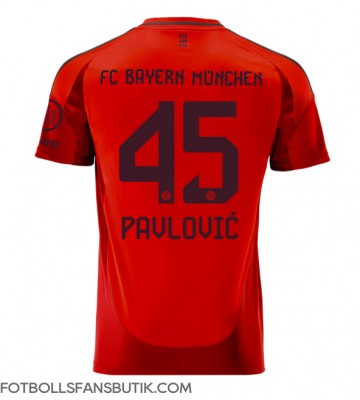 Bayern Munich Aleksandar Pavlovic #45 Replika Hemmatröja 2024-25 Kortärmad